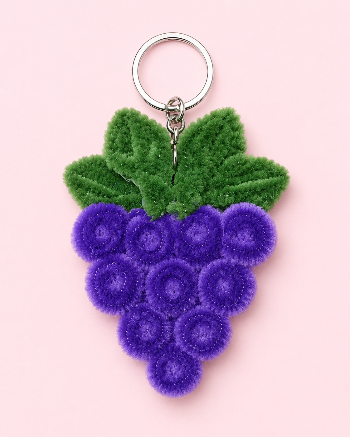 Flower with Pearl Keychain