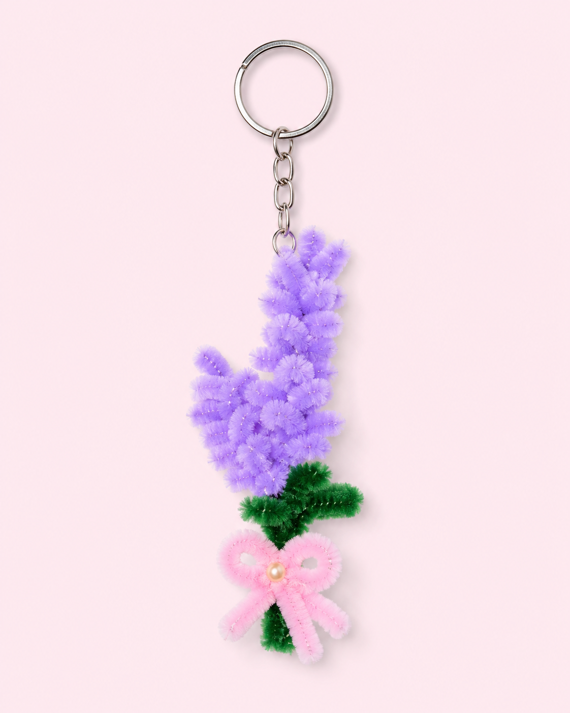 Lavender Teddy Charm