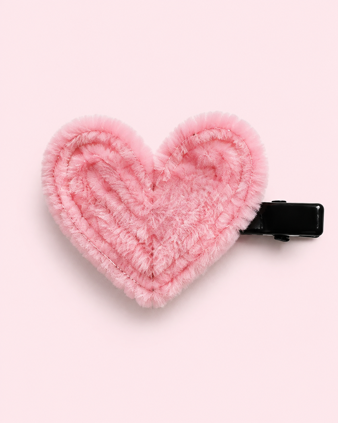 Pink Heart Hair Clip